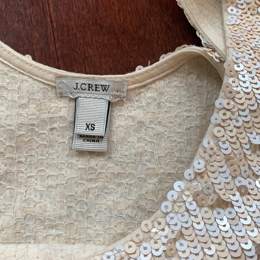 J Crew Sequined Tank - Picture 2 of 4